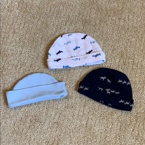 Newborn boys hat set